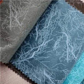 Neuer samtgeprägter Stoff